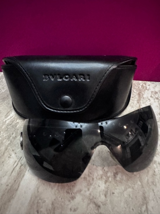 Accessories - Bvlgari Vintage Crystal Shield Sunglasses